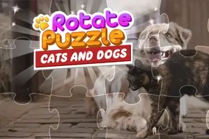 Rotate Puzzle - Cats and Dogs